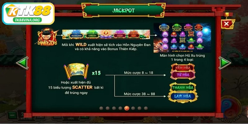 Sử dụng các lượt quay miễn phí là một tính năng ưu đãi thú vị