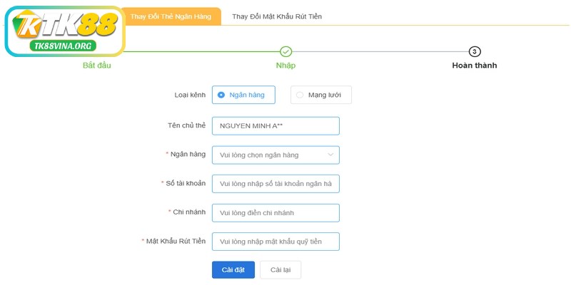 Người chơi cần phải đáp ứng được các điều kiện rút tiền TK88